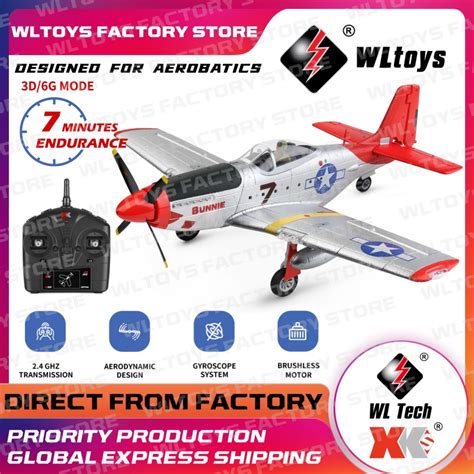 Wltoys Xk A Rc Airplane P Fighter Simulator G D G Mode