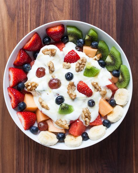 Fruit, Nut, and Honey Yogurt Bowl