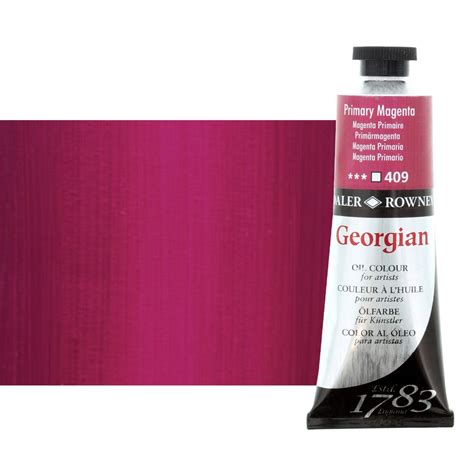 Daler Rowney Georgian Oil Color 38ml Tube Primary Magenta Jerrys