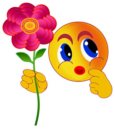 Emoticons Smiley Flower · Free Image On Pixabay