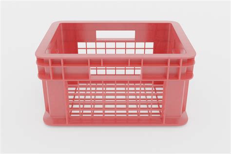 Milk Crate Model Turbosquid 1363523