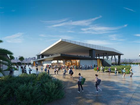 Municipal tennis center