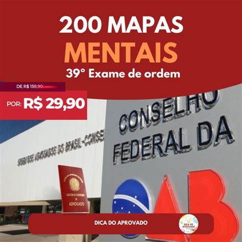 Mapas Mentais Para Ser Aprovado Na Oab Dica Do Aprovado Hotmart