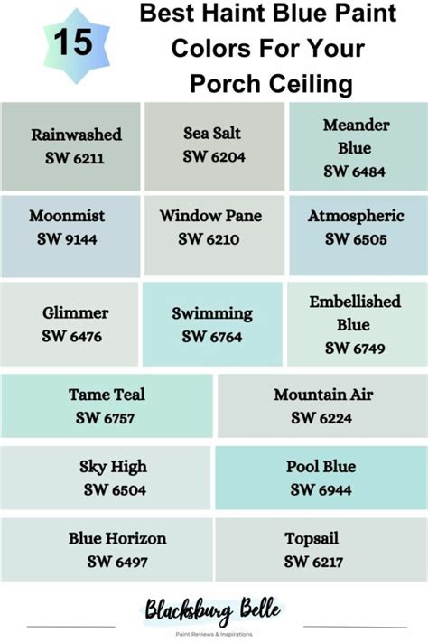 Best Haint Blue Paint Colors For Your Porch Ceiling