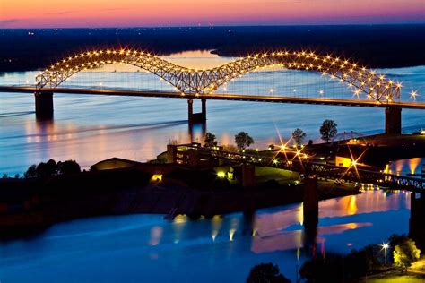 Hernando De Soto Bridge Between Tennessee And Arkansas Locals Name