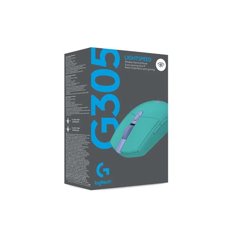 Logitech G305 LIGHTSPEED Wireless Gaming Mouse, HERO Sensor, 12,000 DPI ...