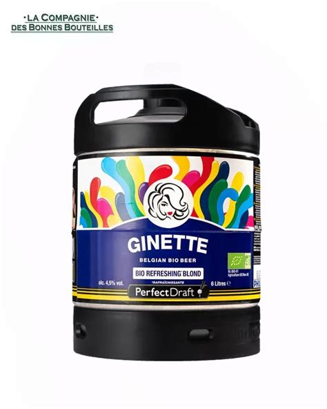 Bière Mini fut Ginette Refreshing Blonde Bio L La Compagnie des Bonnes Bouteilles