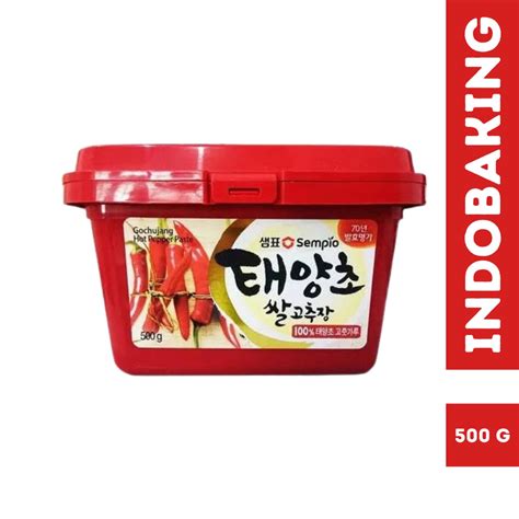 Jual Sempio Gochujang Hot Pepper Paste Pasta Cabai Korea 500g HALAL Shopee Indonesia