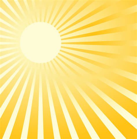 Yellow Sun Rays Png