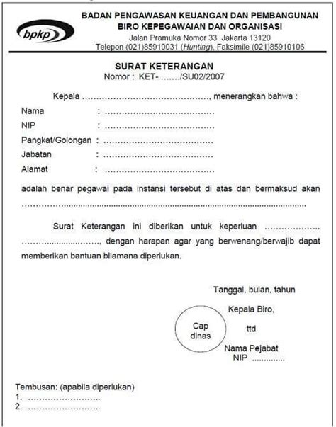 Surat Permohonan Izin Kerja Dari Orang Tua Letter 7saudara