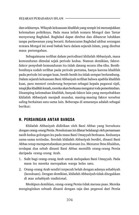 Sejarah Peradaban Islam Karya Siti Zubai Sejarah