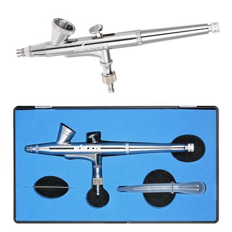 Kkmoon 025mm Gravity Feed Dual Action Airbrush Kit Set Air Brush Spray