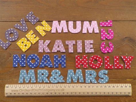 Iron On Fabric Letters And Numbers