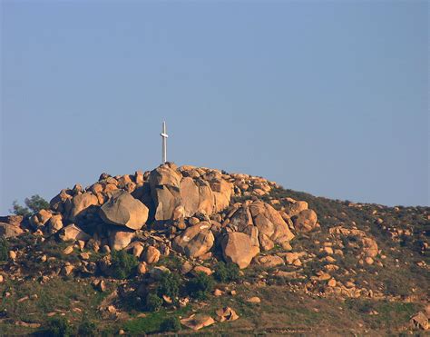 Cross on Mount Rubidoux Photograph by Camm Kirk - Pixels