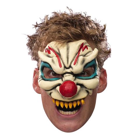 Chinless Evil Clown Adult Mask Halloween Mask