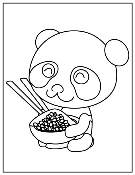 Desenhos Para Colorir De Panda Pop Lembrancinhas