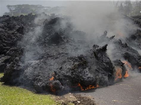 Volcanic eruption in Hawaii