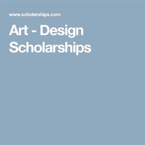 Art - Design Scholarships | Scholarships, Art drawings, Scholarships ...