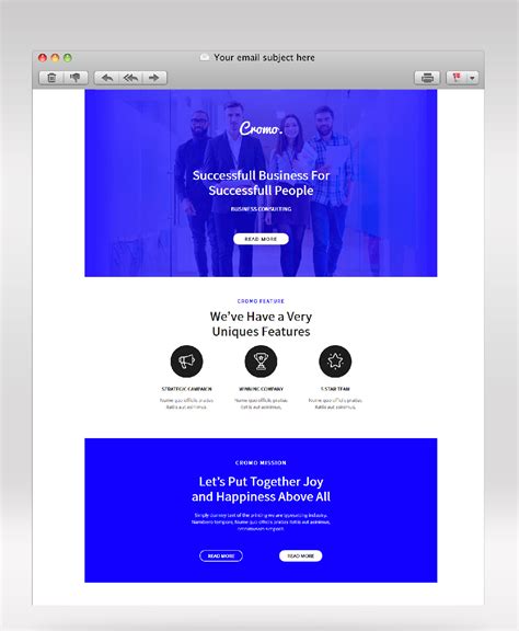 Cromo Corporate Email Newsletter Template