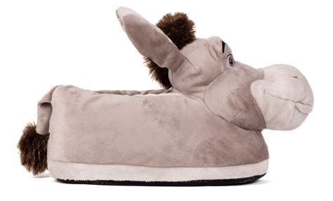 Happy Feet - DreamWorks Shrek - Donkey Slippers - Medium - Walmart.com