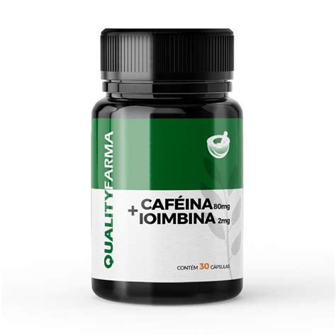 Cafeína 80mg Ioimbina 2mg QualityFarma