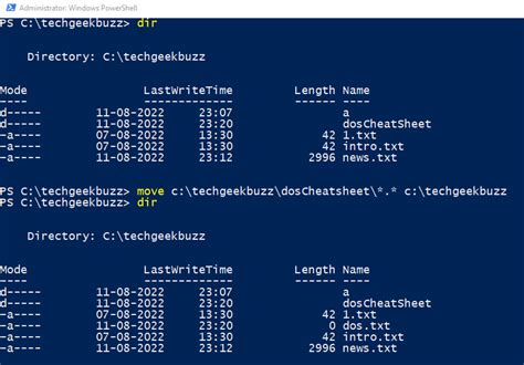 A Complete List Of MS DOS Commands Cheat Sheet PDF