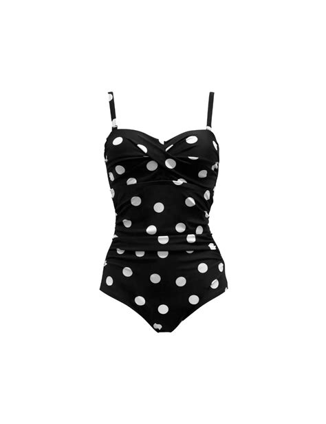 Pour Moi Santa Monica Plunging Control Swimsuit Belle Lingerie Pour