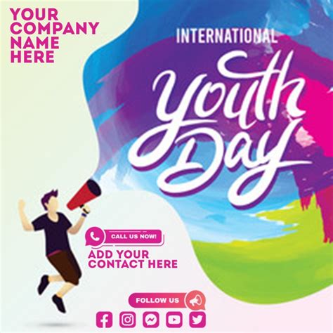 Copy Of International Youth Day Postermywall