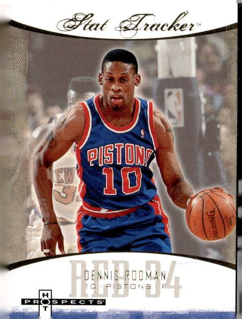 2007 Fleer Hot Prospects ST 14 Dennis Rodman Detroit Pistons EBay