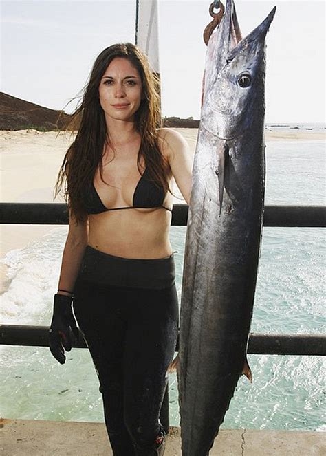 Valentine Thomas Bikini Clad Spearfishing Huntress