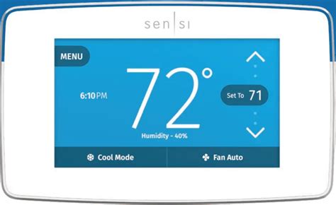 Sensi Touch Smart Thermostat Instruction Manual