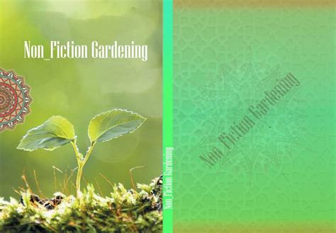 Entry #32 by Ahm3d2007 for Non-fiction Gardening Book Cover Design ...