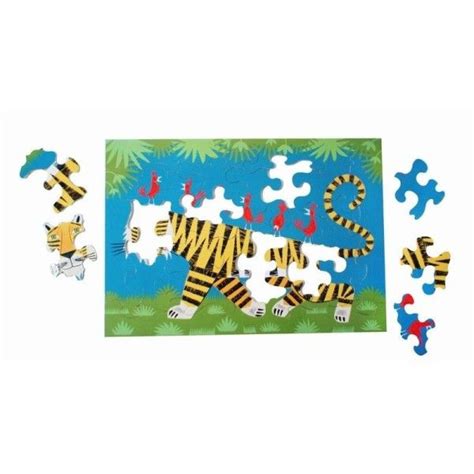 Puzzle En Bois Le Tigre Puzzle Mich Le Wilson Ekobutiks L Ma