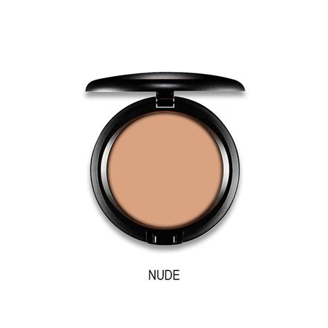 RUDE COSMETICS POLVO COMPACTO STOP THE PRESSED POWDER NUDE Kabuki Pe