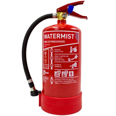 3 Litre Water Mist Fire Extinguisher Easy Fire Safety