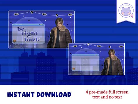 Leon S Kennedy Resident Evil Stream Overlay Set For Twitch Border