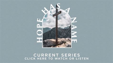 Hope Has A Name Part 5 Centerpointe Apostolic Church