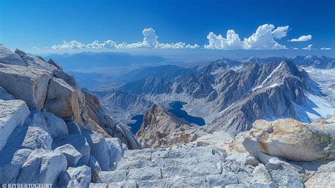 Majestic View Of Mount Whitney Highest Peak In The Contiguous Usa