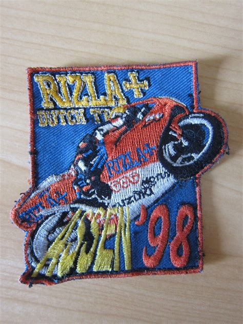 MC PATCH DUTCH TT ASSEN 1998 RIZLA HOLLAND MOTORRAD RENNEN BIKER KUTTE