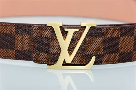 Ремень Louis Vuitton в коричневую клетку с золотой пряжкой | Модные ...