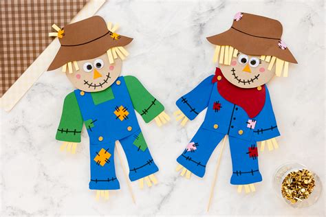 Scarecrow Paper Craft - Made To Be A Momma