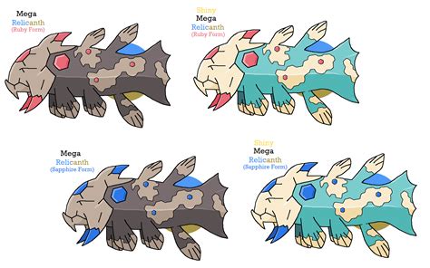 Pokemon Relicanth Evolution Chart