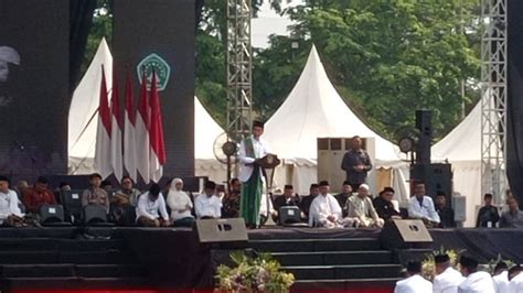 Jokowi Hadiri Ijazah Kubro Di Surabaya Pagar Nusa Bertugas Menyejukkan