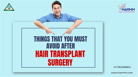 Things That You Must Avoid After Hair Transplant Surgery