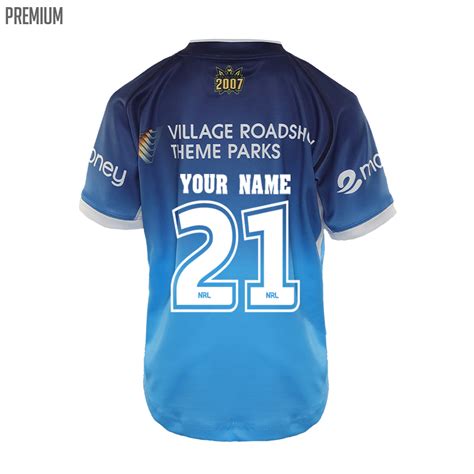 Buy 2021 Gold Coast Titans NRL Home Jersey - Youth - AFL Guernseys