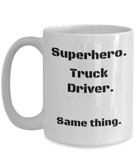 Truck Driver Coffee Mug Funny Gift Idea for Delivery Specialist T-shirt ...