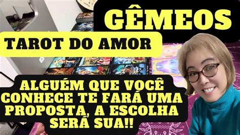 ♊️ GÊmeos AlguÉm Que VocÊ Conhece Lhe FarÁ Uma Proposta VocÊ TerÁ Uma