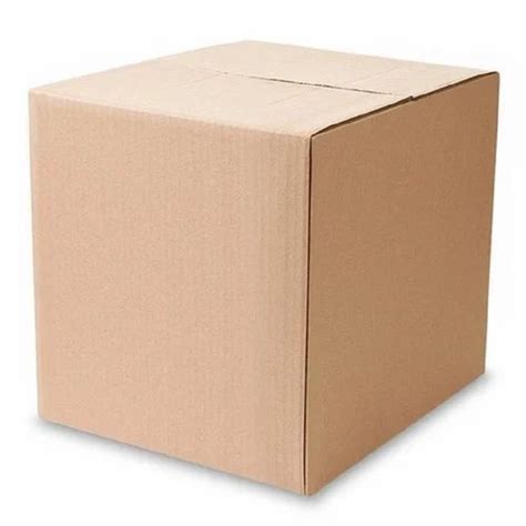 Brown Square Plain Corrugated Packaging Box At Rs 110 Piece In