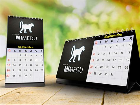 Diseño De Calendarios De Escritorio Anzuelo Estudio Publicitario