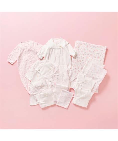 HOT BISCUITSホットビスケッツの出産準備スタンダードセット 通年用 総柄 肌着 WEAR